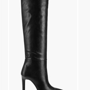Sleek Black Heeled Women's Boots